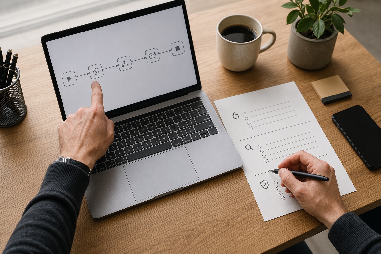Validation humaine avant l’activation d’un workflow automatisé