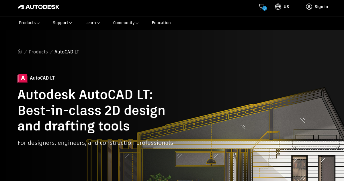 Aperçu de AutoCAD LT