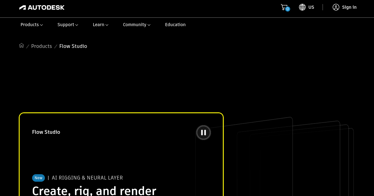Autodesk Flow Studio preview