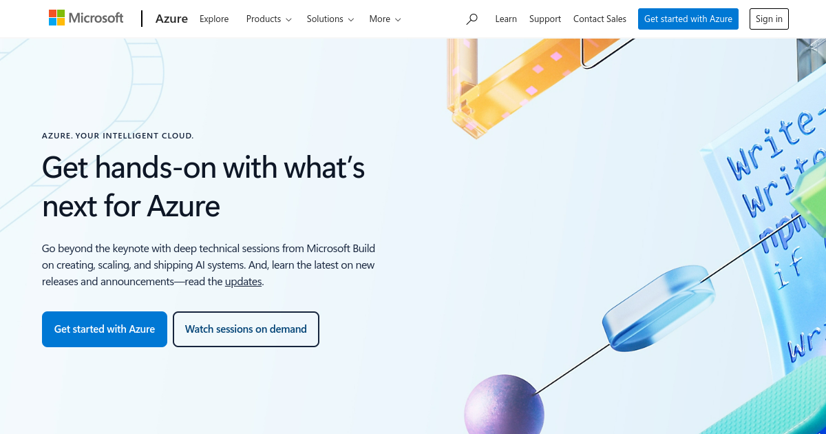 Aperçu de Microsoft Azure