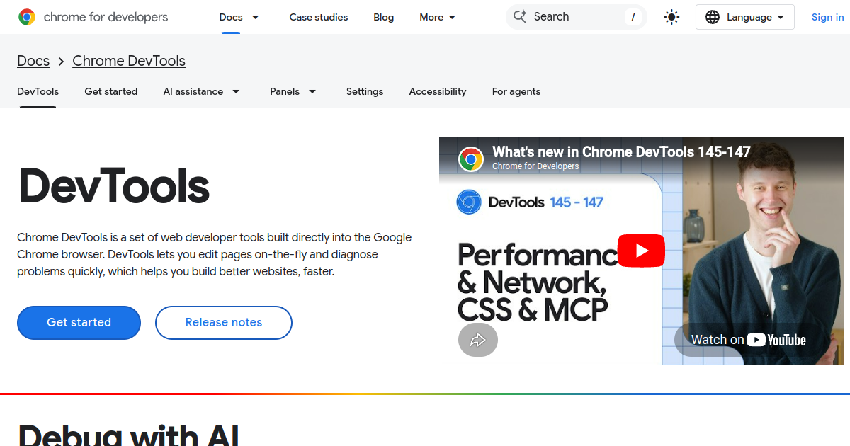 Chrome DevTools preview