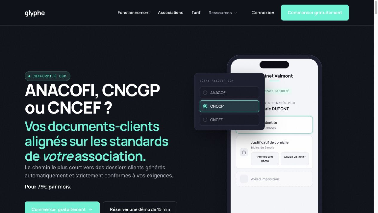 Glyphe preview