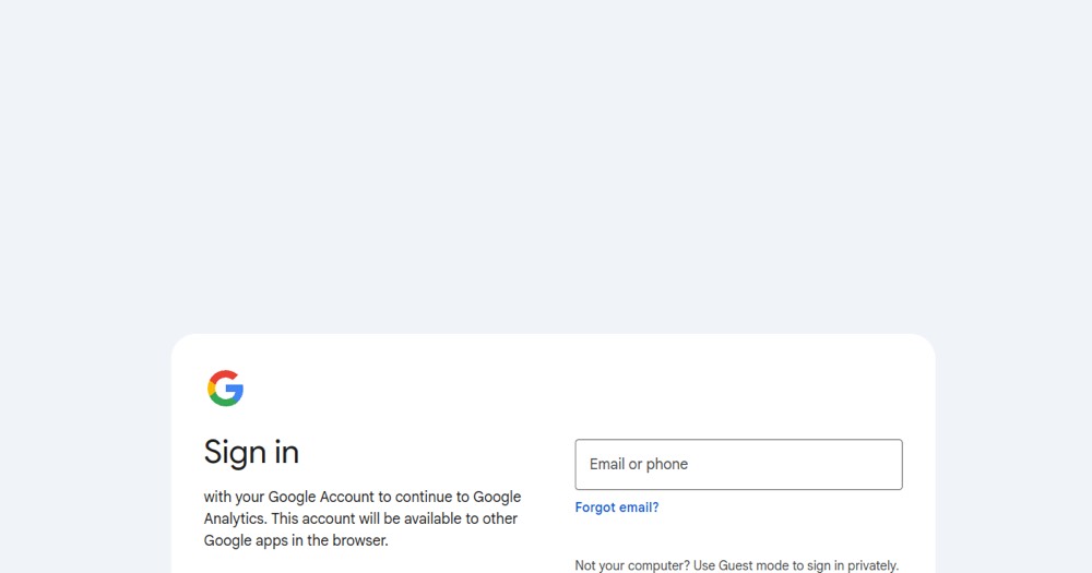 Google Analytics, preview 1