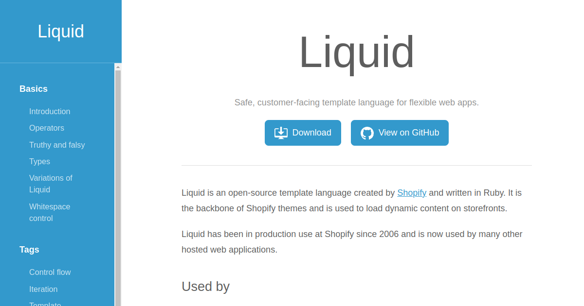 Aperçu de Liquid