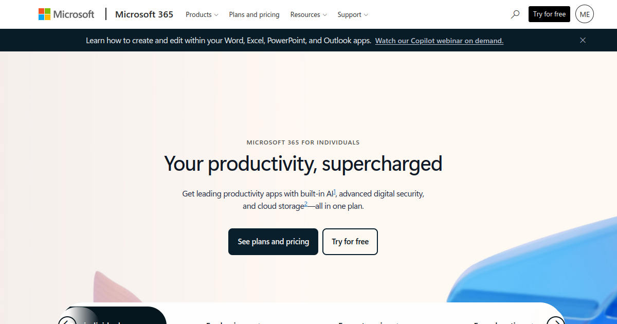 Aperçu de Microsoft 365