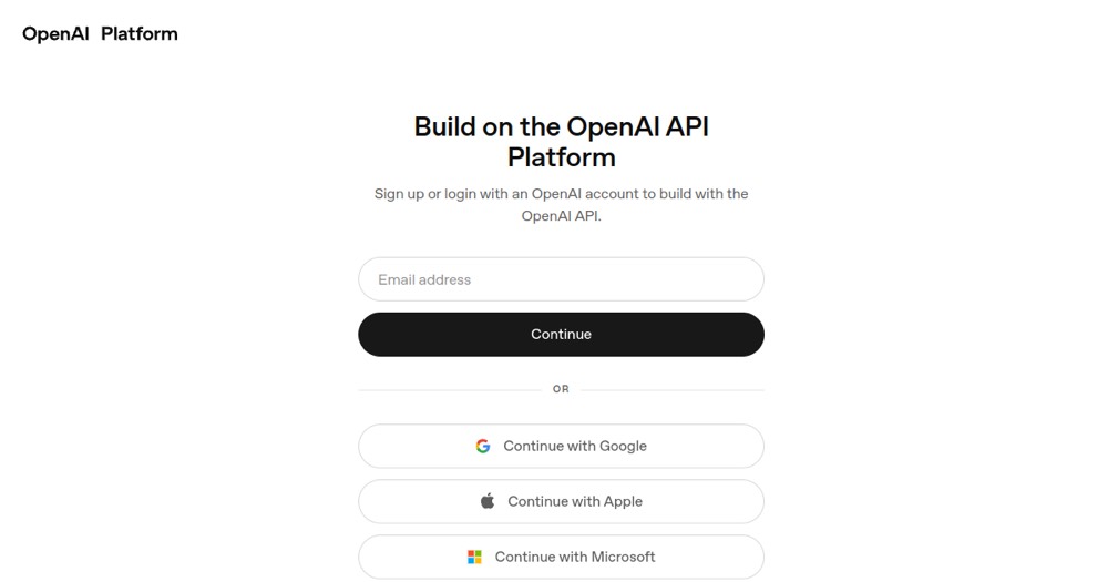 OpenAI API, aperçu 1