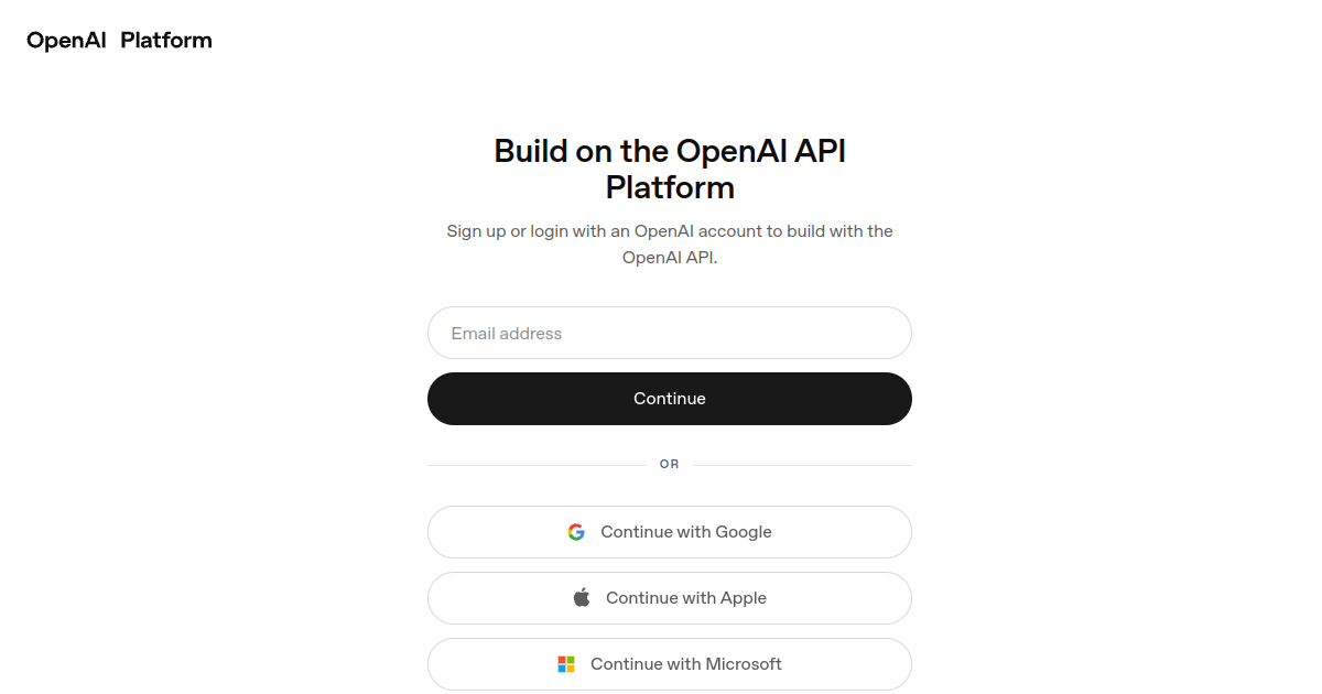 Aperçu de OpenAI API