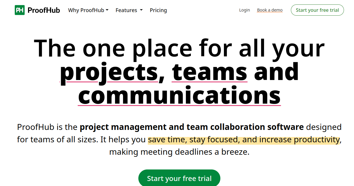 ProofHub preview