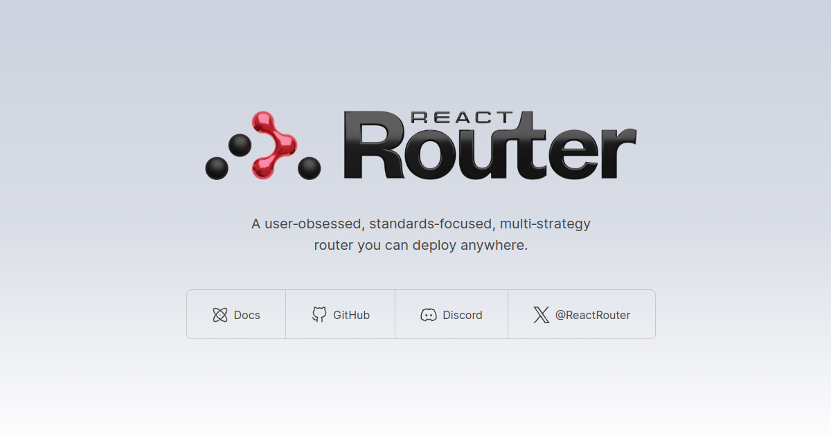 React Router preview