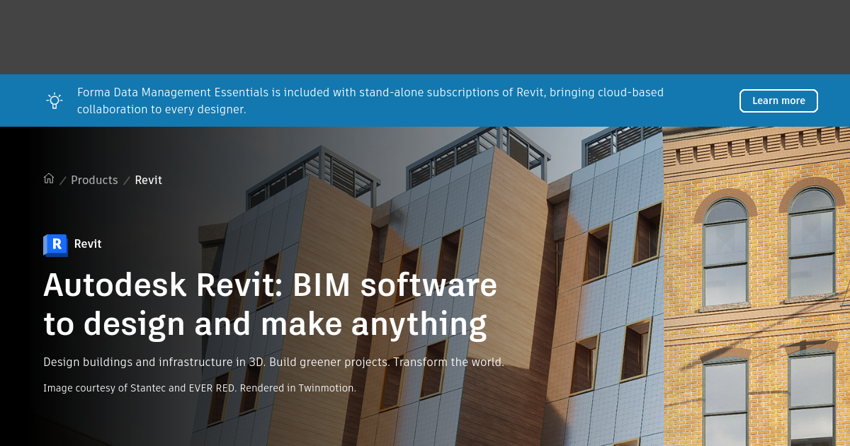 Aperçu de Revit