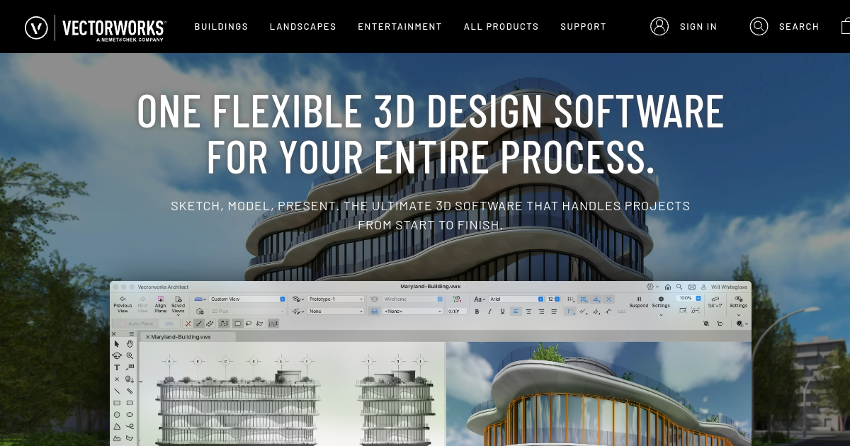 Vectorworks preview