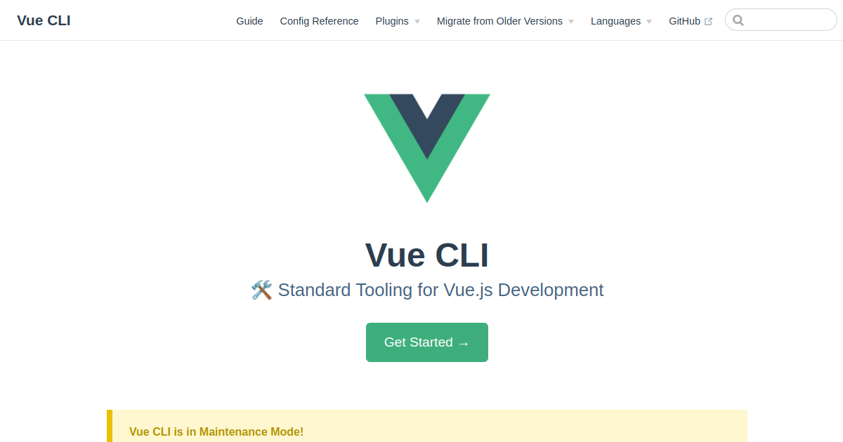 Aperçu de Vue CLI