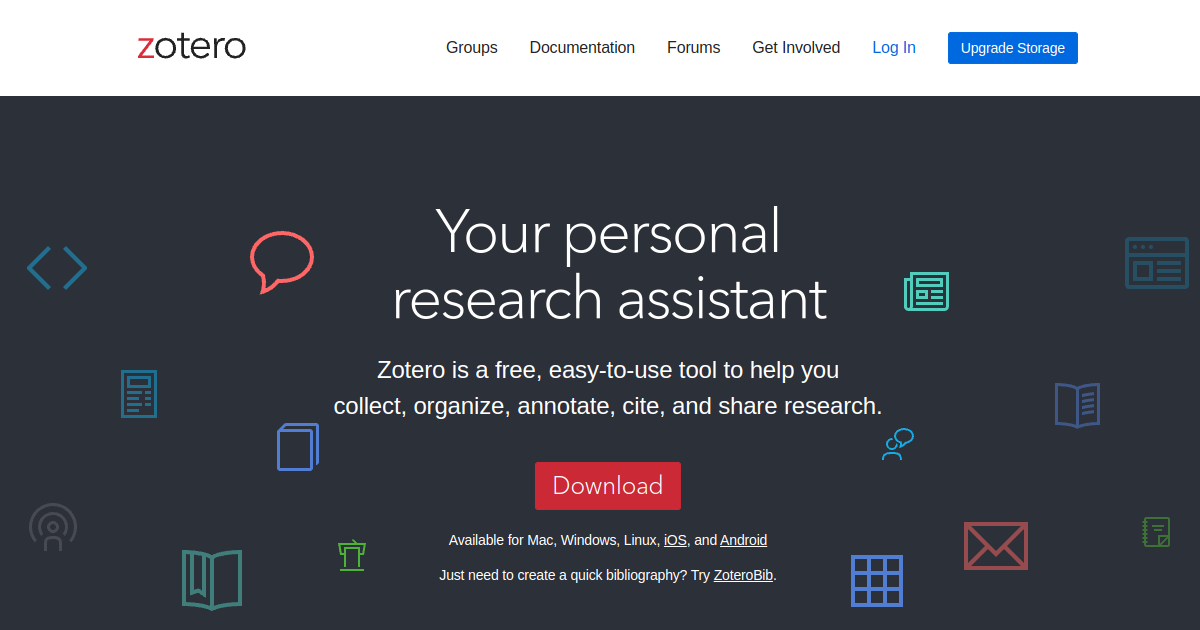 Zotero preview