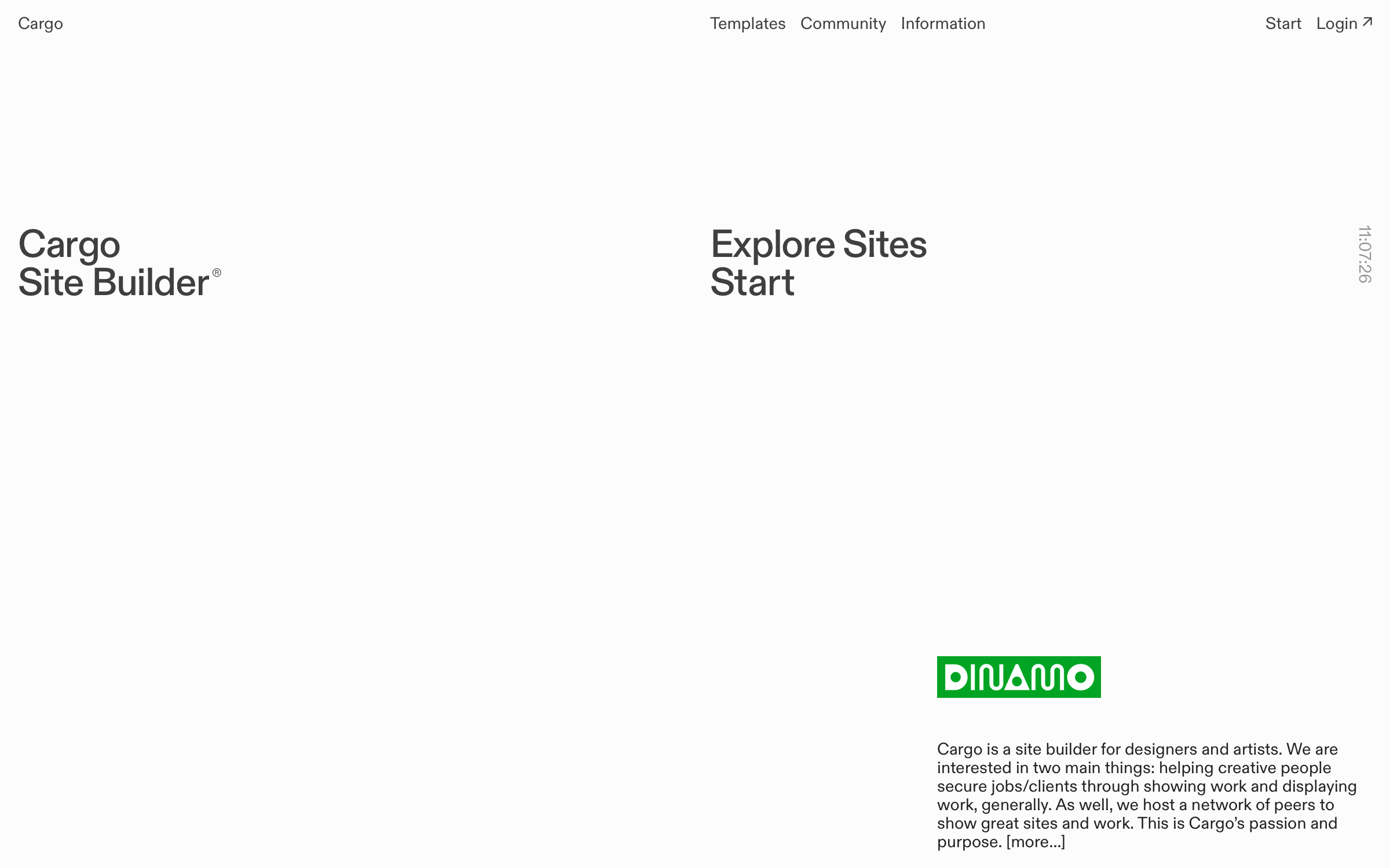 Cargo Site — aperçu