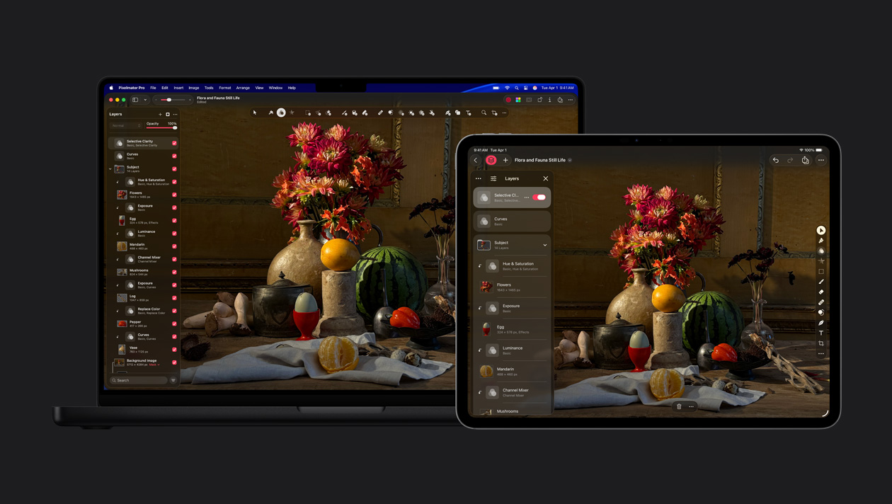Pixelmator Pro, aperçu 2